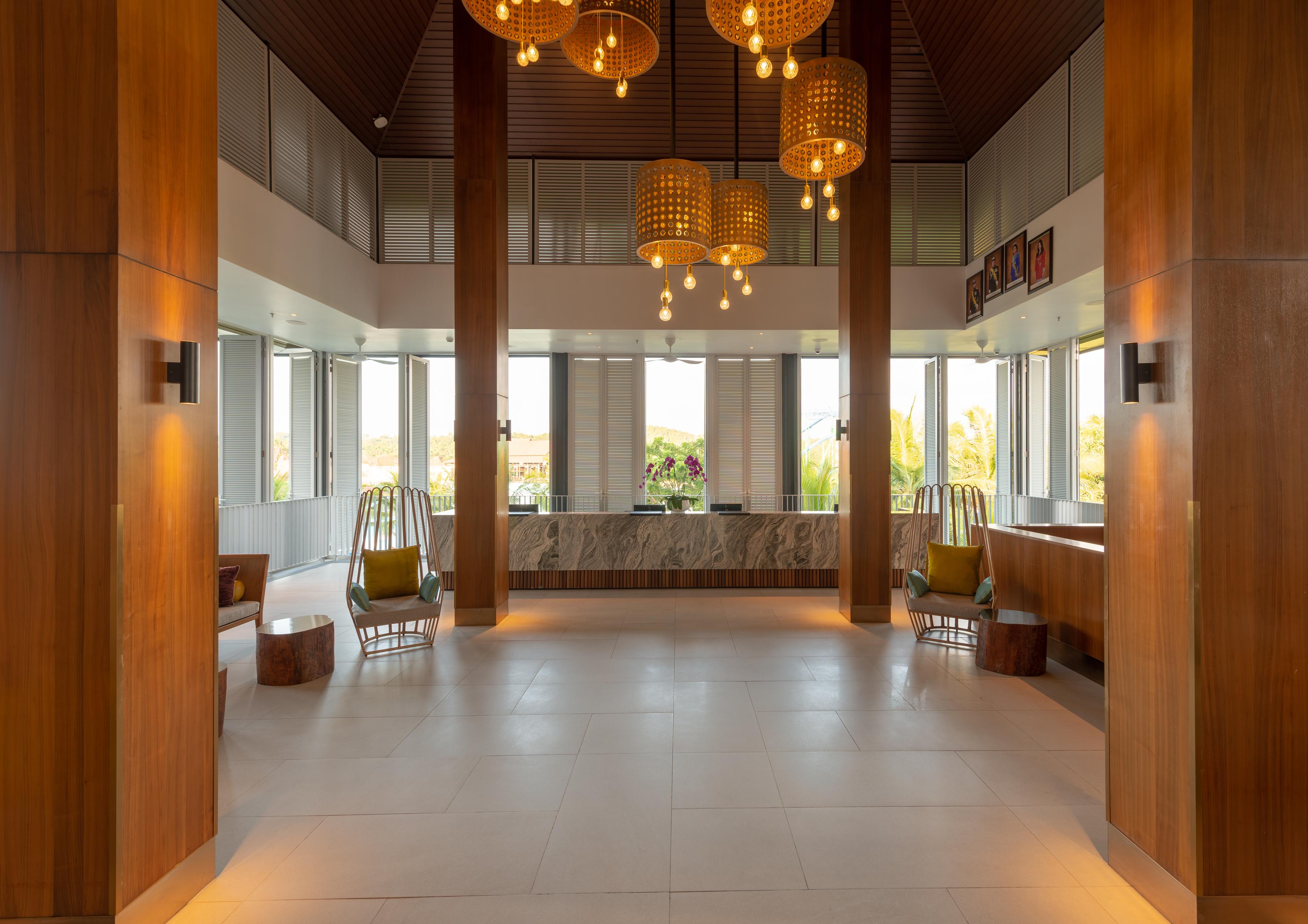 Hard Rock Hotel Desaru Coast מראה חיצוני תמונה The lobby of the hotel