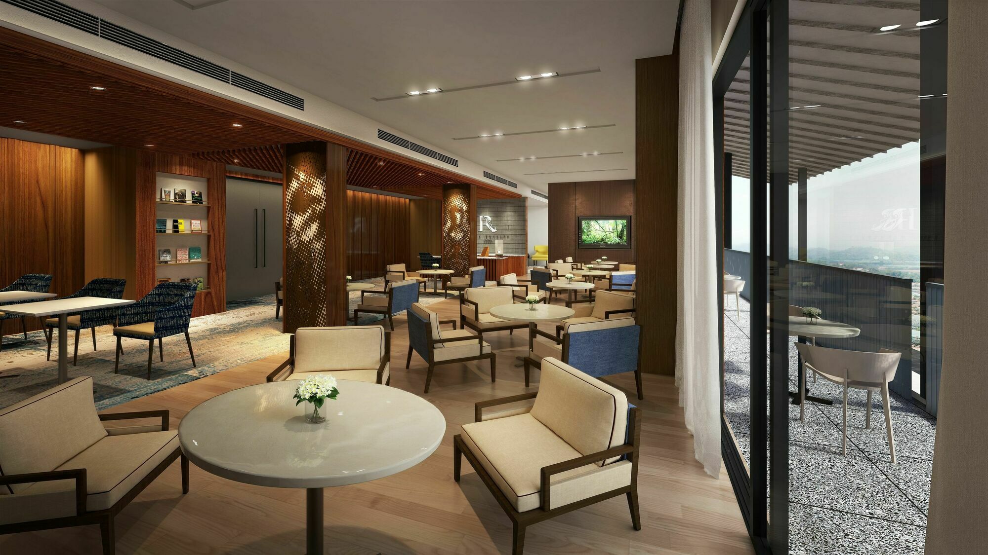 Hard Rock Hotel Desaru Coast מראה חיצוני תמונה The Club lounge at KLIA